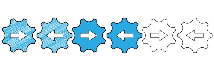 System API icon design vector with texture. editable outline for other style