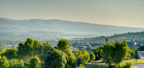 Fototapeta na wymiar Cerdanya landscape, Catalonia, HDR image