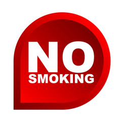 red vector banner no smoking