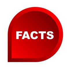 red vector banner facts