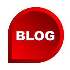 red vector banner blog