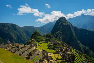 Photo sur Plexiglas Machu Picchu Machu Picchu, ancient Andean Inca town