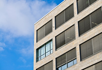 Architectural detail of an office building