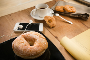 Colazione varia durante la pausa 
