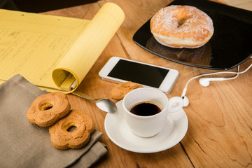 Colazione varia durante la pausa 