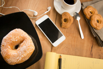 Colazione varia durante la pausa 