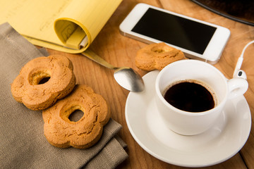Colazione varia durante la pausa 