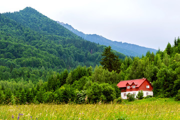 One house in the sub mountain area