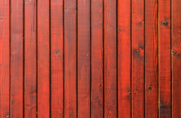 stained wood planks fence background - vertical lines