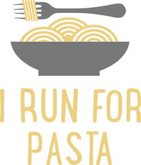 I run for Pasta