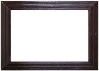 Picture frame and white background 