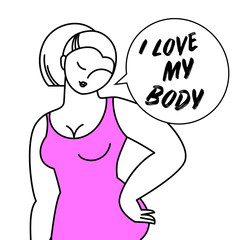 body positive love template