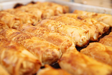 Patty before serving