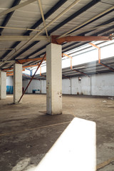 Fototapeta premium Abandoned warehouse