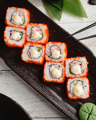 Sushi california with rice