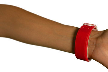 Close up of an arm of a woman