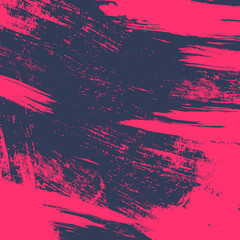 Fototapeta na wymiar Stylish background, crimson strokes, scratches on a blue background. Vector grunge texture.