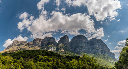 Mountain papingo on a beautiful summer day, Ioannina, Greece