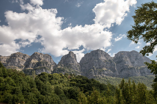 Mountain papingo on a beautiful summer day, Ioannina, Greece