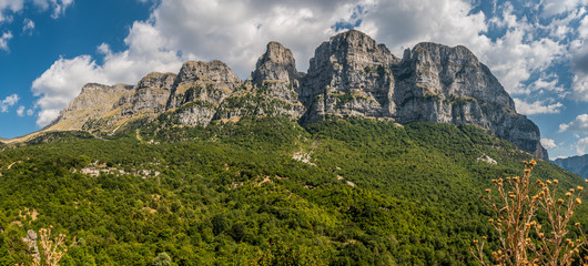 Mountain papingo on a beautiful summer day, Ioannina, Greece