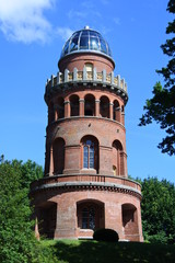 Fototapeta na wymiar Der Ernst-Moritz-Arndt-Turm in Bergen auf Rügen