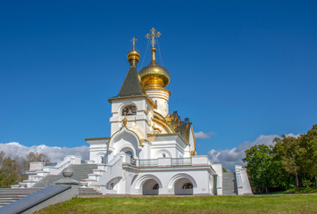 Fototapeta na wymiar Church of St. Seraphim of Sarov. Khabarovsk. Russia