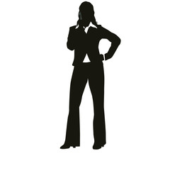 Businesswoman Silhouette