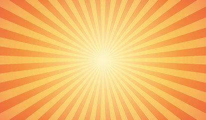 grunge sunburst orange abstract background