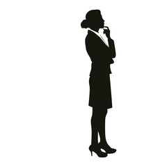 Businesswoman Silhouette