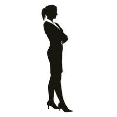 Businesswoman Silhouette