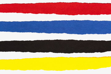 Colored ripped paper background. Abstract Background