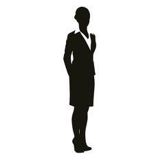 Businesswoman Silhouette