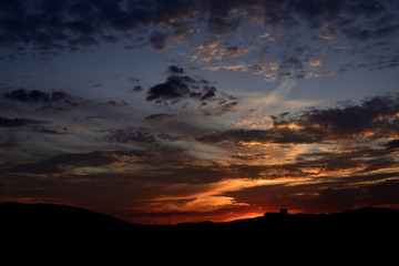 夕日