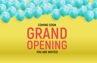 Grand opening concept. Vector Illustration