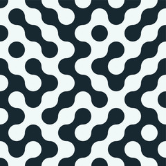 Truchet Random Pattern Generative Tile Art background illustration