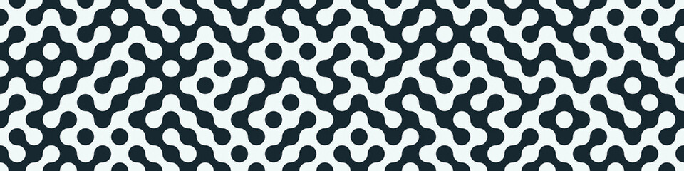 Truchet Random Pattern Generative Tile Art background illustration