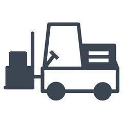 Containor, factory, machines, transport, transportation, truck, vehicle vector  icon