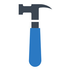 Creative, design, equipment, hammer, tool, work vector  icon