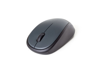 Wireless computer mouse made of plastic