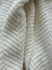 Comfy White Weave Heavy Throw Blanket