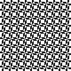 Seamless abstract geometric pattern with weaving elements