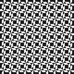 Seamless abstract geometric pattern with weaving elements