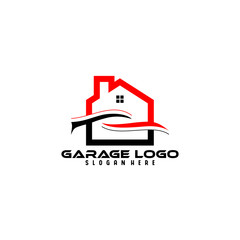Garage Logo template. Logo element illustration. Garage symbol design. Simple Garage concept.