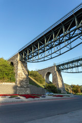 Railway viaduct in Biatorbagy, Hungary