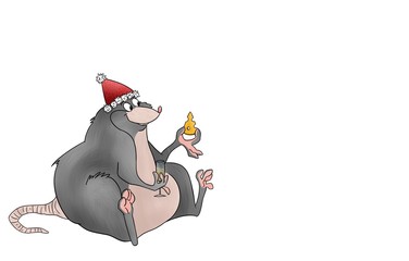 The rat is a symbol of the new year according to the eastern calendar.