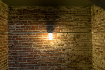 Light on Brick Wall