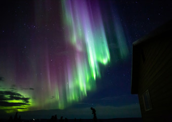 アラスカ フェアバンクスのオーロラ