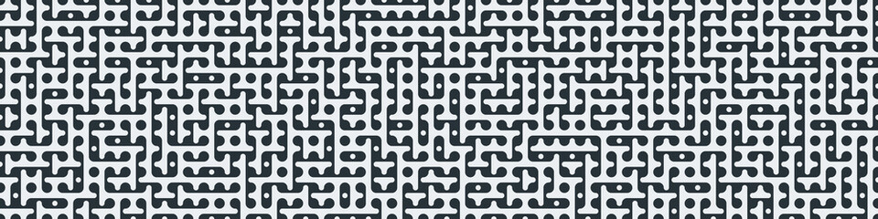 Truchet Random Pattern Generative Tile Art background illustration