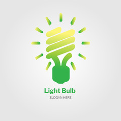 Light Bulb Logo Vector