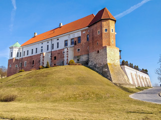 Fototapeta na wymiar Royal castle in Sandomierz, Poland